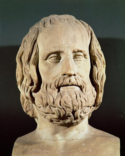 Bust of Euripides by Roman
